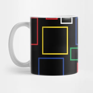 Colorful Squares Pattern Mug